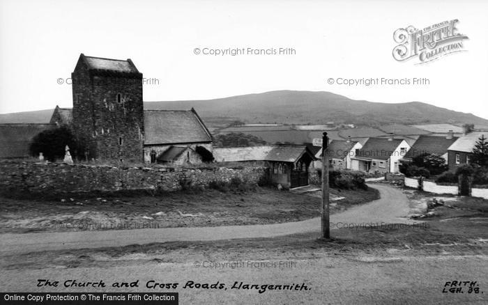 Photo of Llangennith, The Church And Cross Roads c.1960