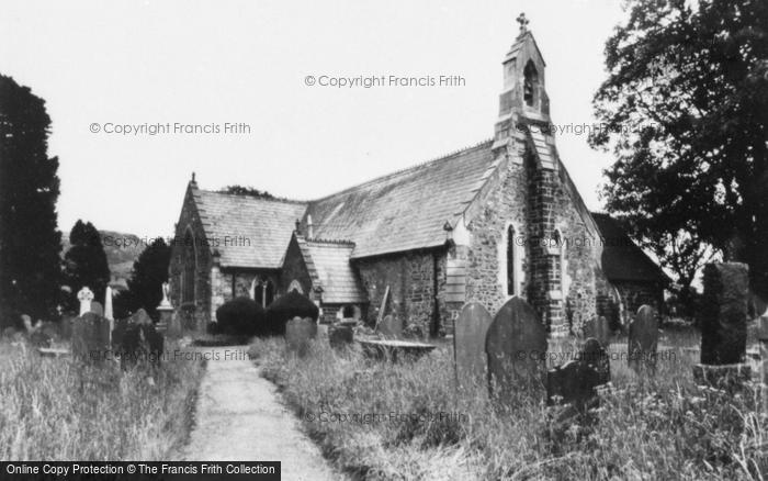 Photo of Llangernyw, St Digain's Church c.1950