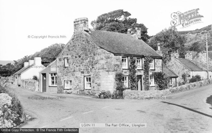 Photo of Llangian, The Post Office c.1955