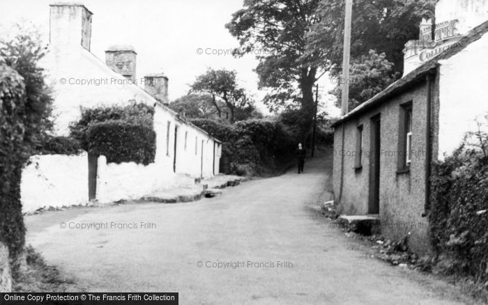 Photo of Llangoed, The Village c.1955