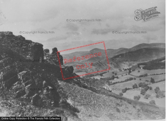 Photo of Llangollen, Castell Dinas Brân c.1935