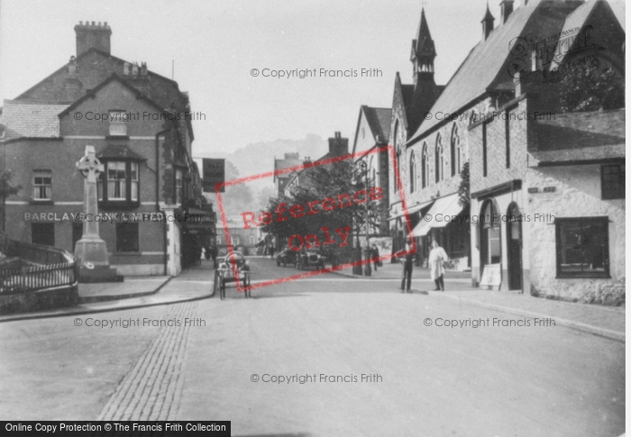 Photo of Llangollen, Castle Street c.1935