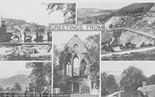 Photo of Llangollen, Composite c.1955
