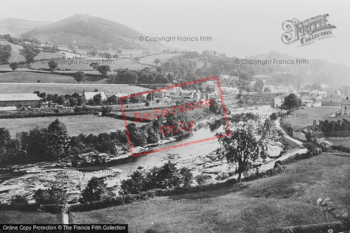 Photo of Llangollen, From Barber Hill 1888