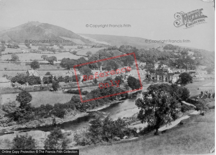 Photo of Llangollen, From Barbers Hill c.1900
