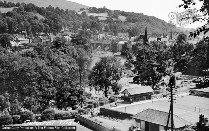 Photo of Llangollen, General View c.1955