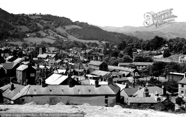 Photo of Llangollen, General View c.1955