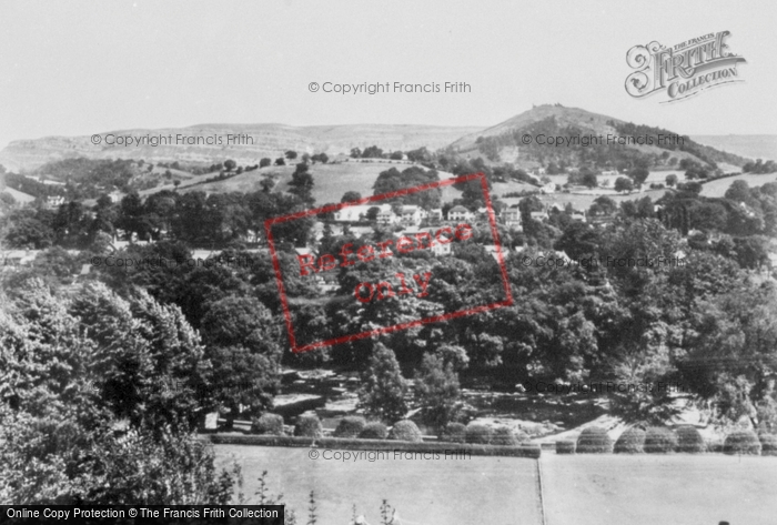 Photo of Llangollen, General View c.1955
