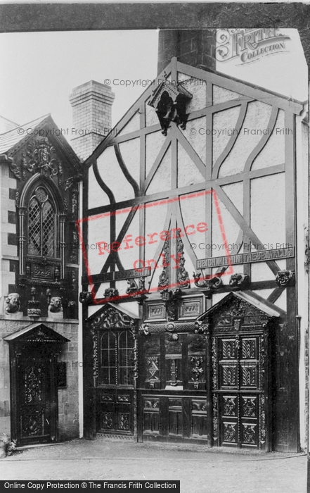 Photo of Llangollen, Plas Newydd, Carvings 1888