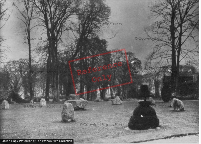 Photo of Llangollen, Plas Newydd, Druids' Circle c.1935
