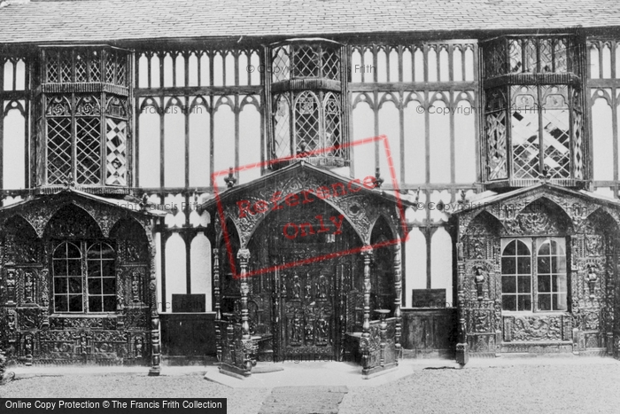 Photo of Llangollen, Plas Newydd, The Porch 1888