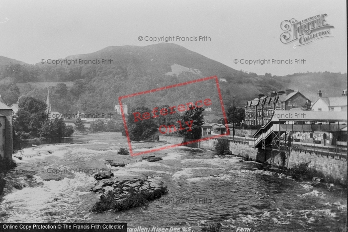 Photo of Llangollen, River Dee 1908