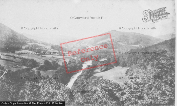 Photo of Llangollen, River Dee c.1868