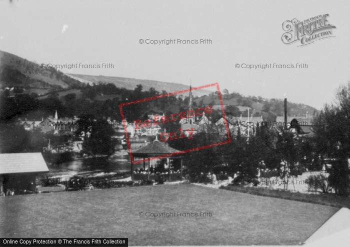 Photo of Llangollen, Riverside Park c.1935