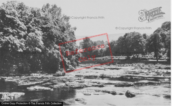 Photo of Llangollen, Rocks And River c.1955
