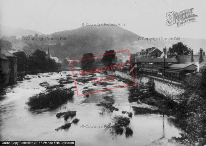 Photo of Llangollen, Station And River c.1935