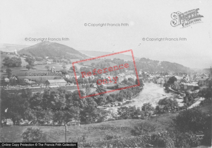 Photo of Llangollen, The Bridge And Castle c.1900