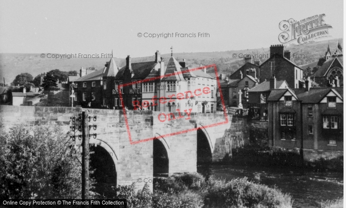 Photo of Llangollen, The Bridge c.1955