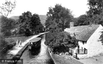 Llangollen, the Canal at Penddol c1935