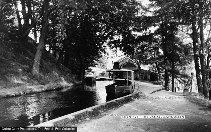 Photo of Llangollen, The Canal c.1955