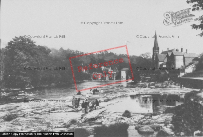 Photo of Llangollen, The River c.1935