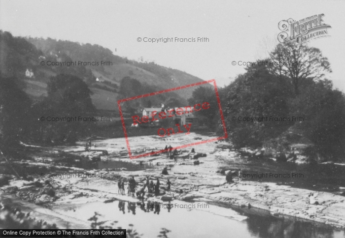 Photo of Llangollen, The Rocks And River c.1935