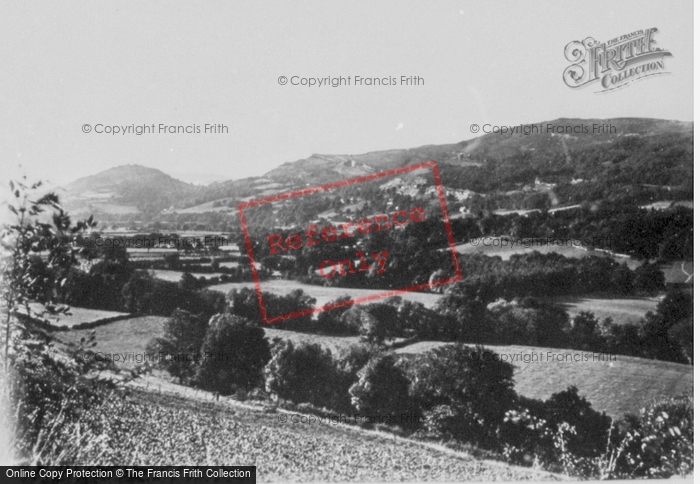 Photo of Llangollen, The Vale From Chirk Road c.1935