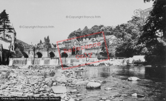 Photo of Llangollen, The Waterfall c.1955