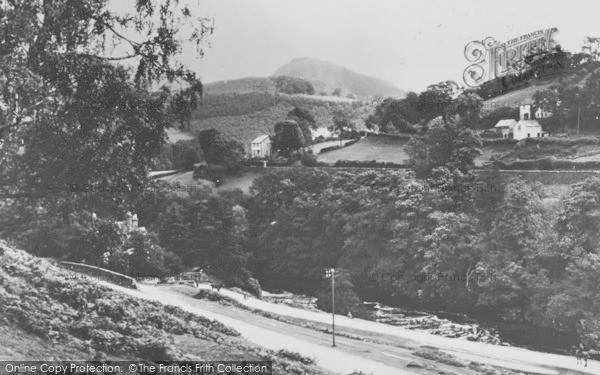 Photo of Llangollen, Valley Of Llangollen From The Sw Canal Bank c.1935