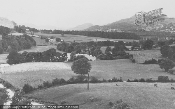 Photo of Llangollen, Valley Of The Dee From Cefn Viaduct c.1935
