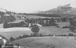 Valley Of The Dee From Cefn Viaduct c.1935, Llangollen