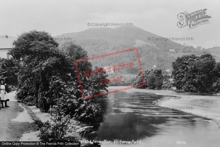 Photo of Llangollen, Victoria Path 1908