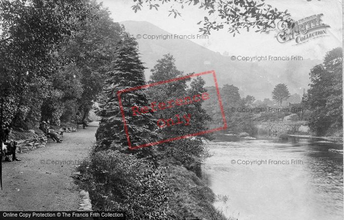 Photo of Llangollen, Victoria Path 1913