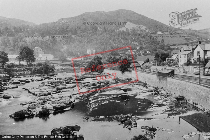 Photo of Llangollen, View From The Bridge 1888