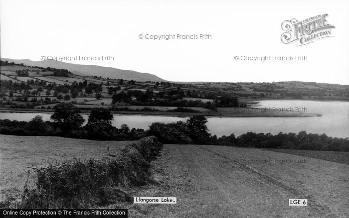 Photo of Llangorse Lake, c.1955