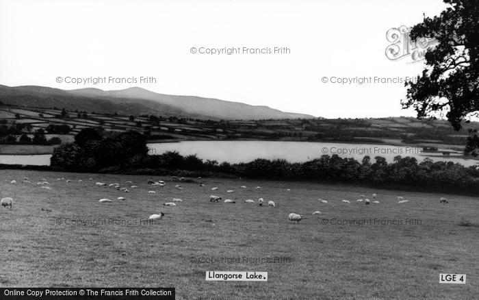 Photo of Llangorse Lake, c.1960