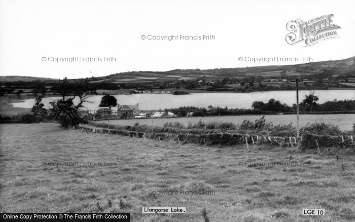 Photo of Llangorse Lake, c.1960