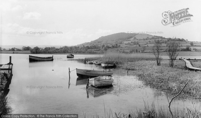 Photo of Llangorse Lake, c.1965