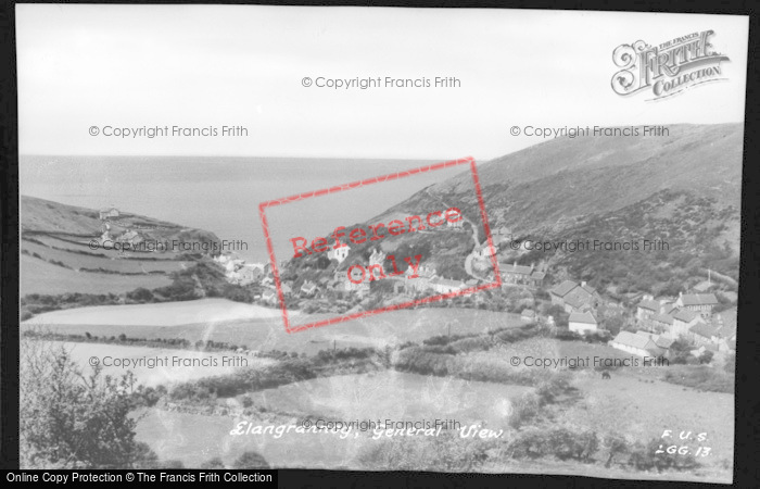 Photo of Llangrannog, General View c.1955