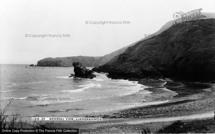 Photo of Llangrannog, General View c.1955