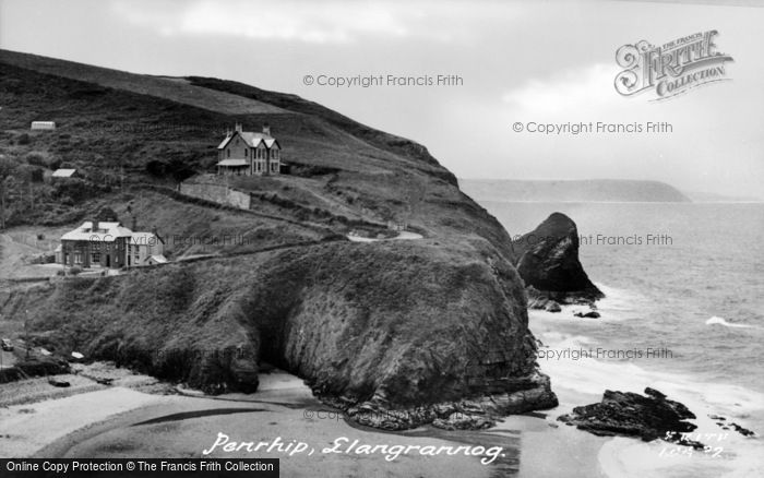 Photo of Llangrannog, Penrhip c.1955