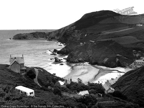 Photo of Llangrannog, The Beach And Cliffs c.1955