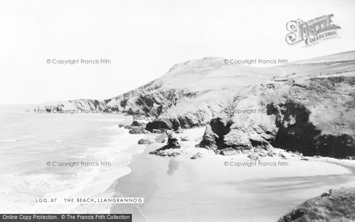 Photo of Llangrannog, The Beach c.1960