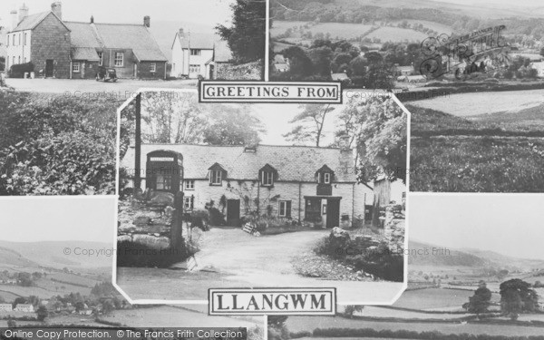 Photo of Llangwm, Composite c.1955
