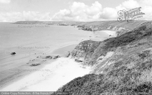 Photo of Llangwnnadl, Beach And Headland c.1955