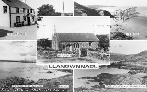 Photo of Llangwnnadl, Composite c.1960