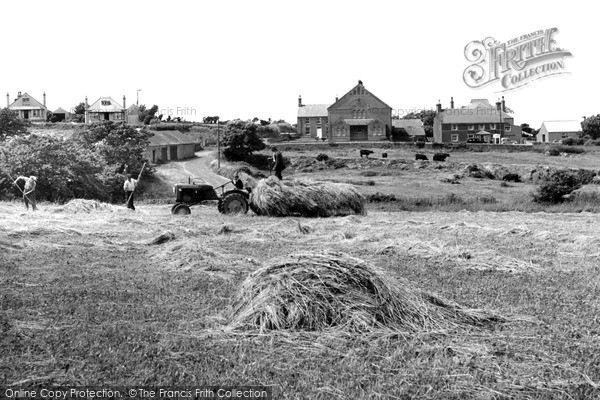 Photo of Llangwnnadl, Haymaking c.1955