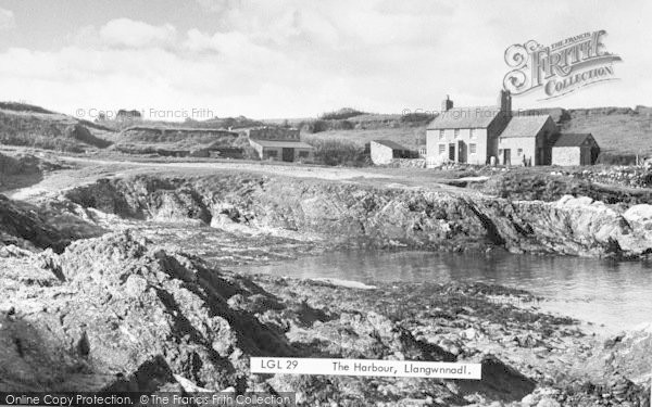 Photo of Llangwnnadl, The Harbour c.1955