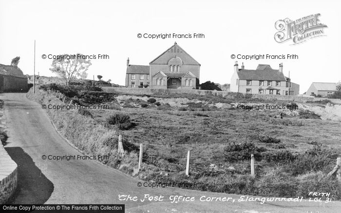 Photo of Llangwnnadl, The Post Office Corner c.1955