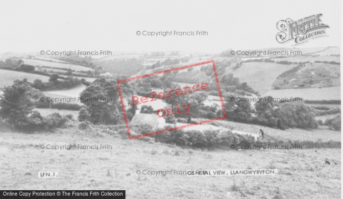 Photo of Llangwyryfon, General View c.1955